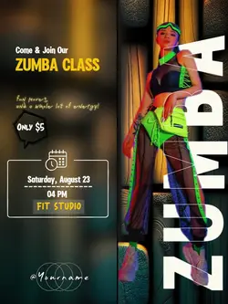 flyer zumba 
