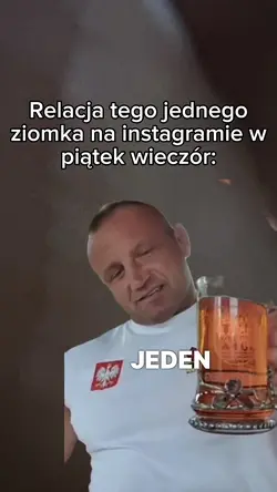 Pudzian pije browara