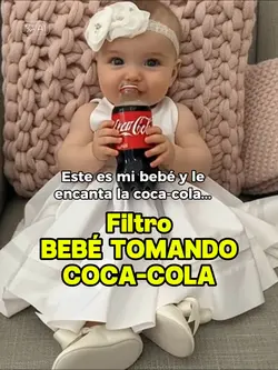 Tomando Coca-cola