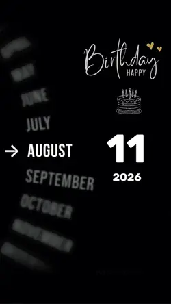 Hbd 11 August 2026