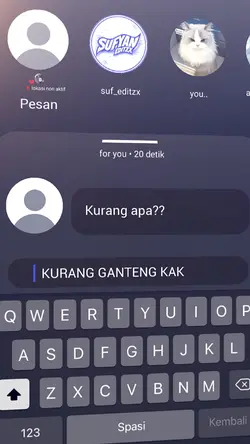 Kurang ganteng kak