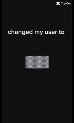 changed my user 