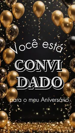 Convite aniversário 