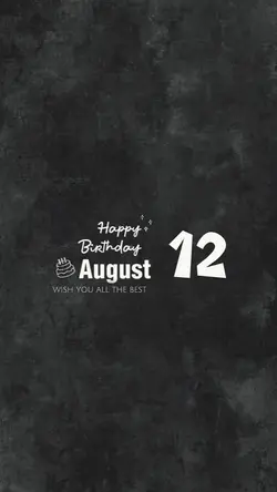 hbd 12 august 2026