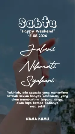 Sabtu 15/08/26