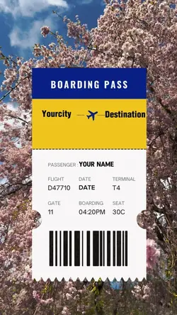 Boarding pass 