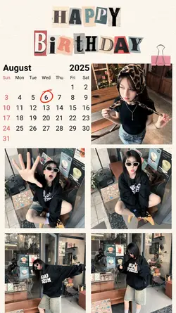 BIRTHDAY 06 AUGUST