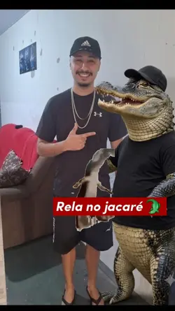 eu e o jacaré 
