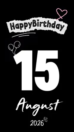 HBD 15 AUGUST