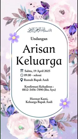 undangan arisan
