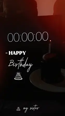 BIRTHDAY MY SISTER