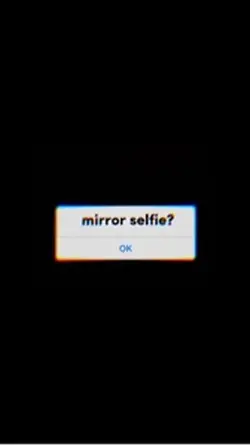 Mirror selfie 