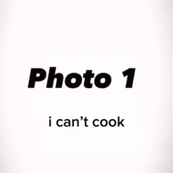 i cant cook