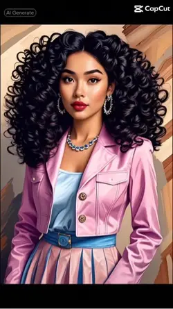 CURLY HAIRSTYLE 