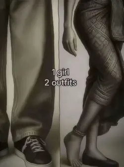 1 girl & 2 outfits