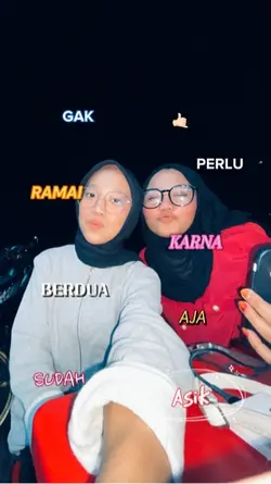gak perlu ramai 