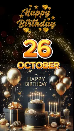 Birthday 26 OCT 2025