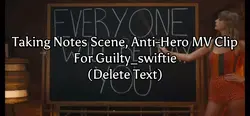 Anti-Hero MV Clip