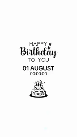Birthday 1 August