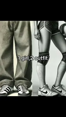 1 girl vs  2 outfit 