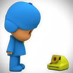 trend sticker pocoyo