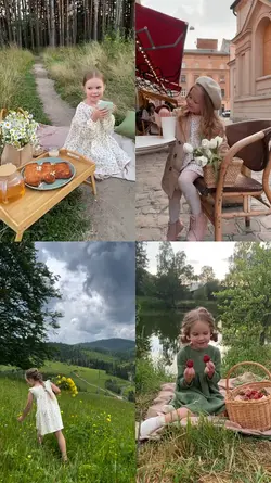 children in spring