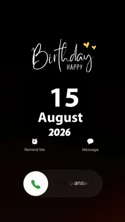 Hbd 15 August 2026 