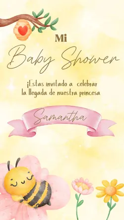 invitación BABY show