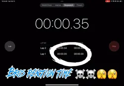 My reaction time ☠️🫣