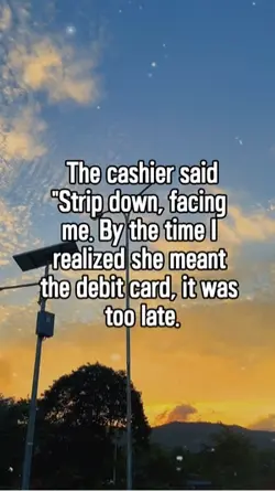 the cashier
