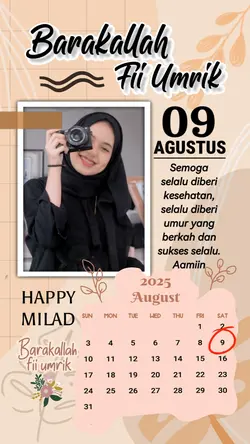 MILAD 9 AGUSTUS