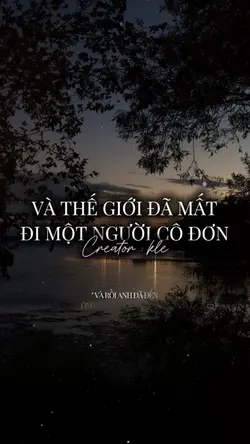 VÀ THẾ GIỚI ĐÃ MẤT