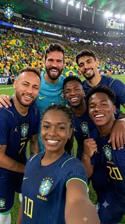 A seleção chegou