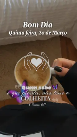 Bom dia, quinta 
