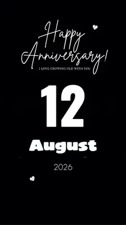 12 AUGUST ANNIVERSAR