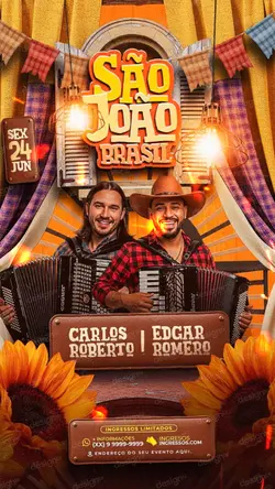 seu flyer são João 