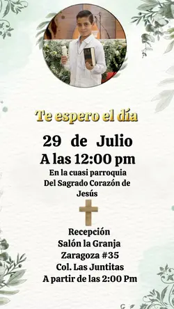 MI CONFIRMACIÓN