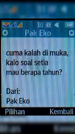 Cuma kalah dimuka