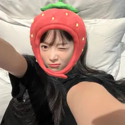 strawberry hat