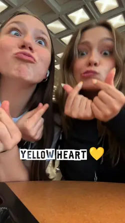 yellow heart trend 