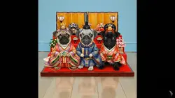 パグのひな祭り