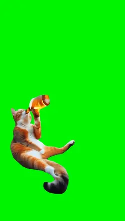 Cat drink Alcohol