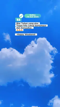 Sabtu 19juli stori