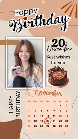 HBD 20 NOVEMBER NEW