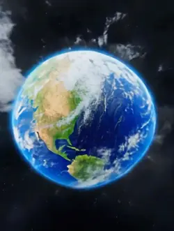 Earth zoom out 