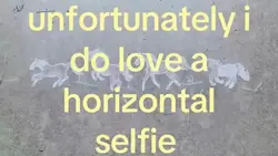 Horizontal selfie