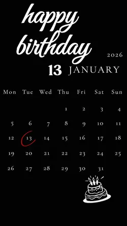 birthday 13 january 