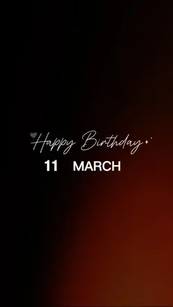 HAPPY BIRTHDAY 11