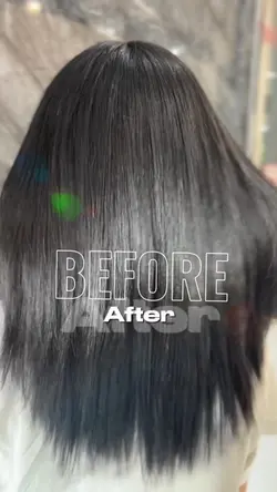 Before after salon