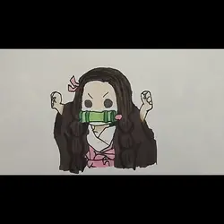 Dessin nezuko KNY 